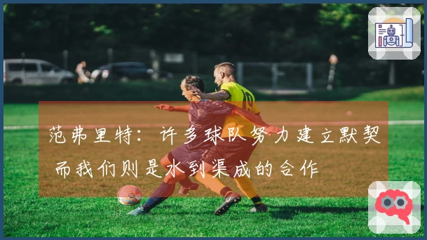 范弗里特：许多球队努力建立默契 而我们则是水到渠成的合作